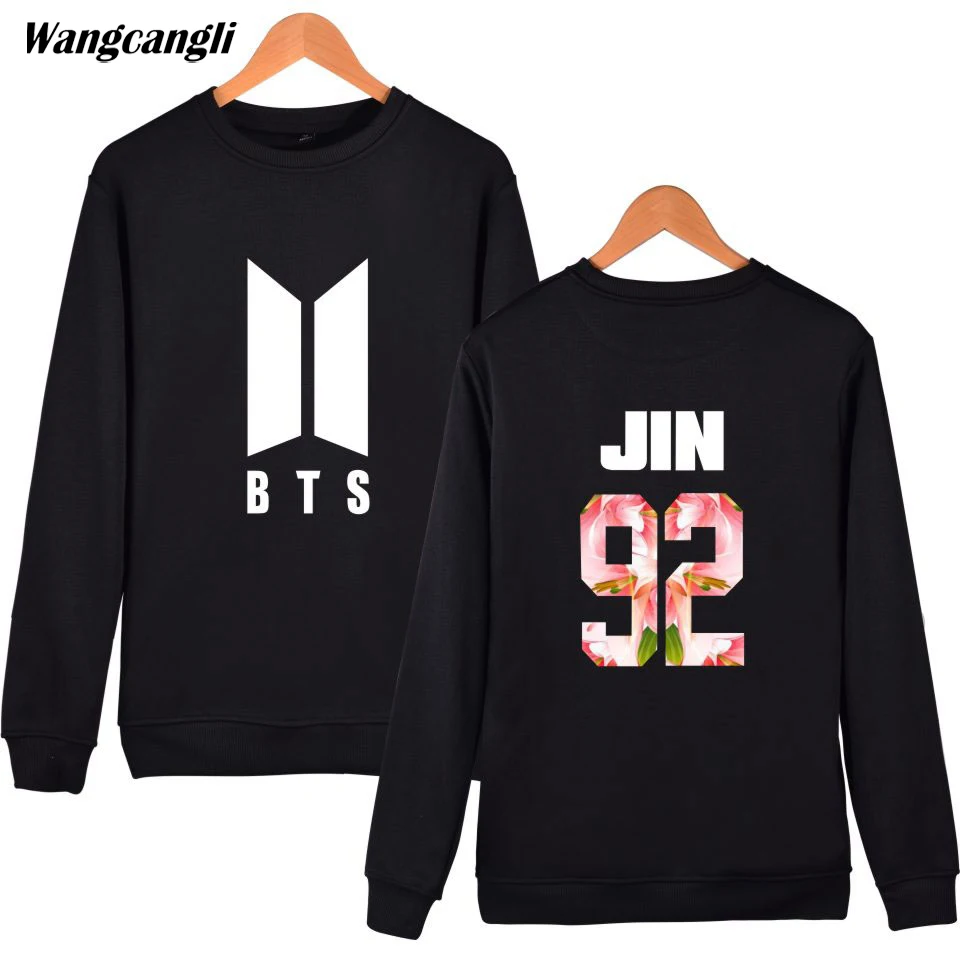 БЦ moletom Harajuku Толстовки Для женщин/мужчин Популярные Bangtan мальчиков хип-хоп