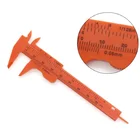 2018 Горячая 1 шт оранжевый 80 мм мини пластиковый раздвижной штангенциркуль Калибр измерительный инструмент линейка Двойной весы миллиметрдюймы