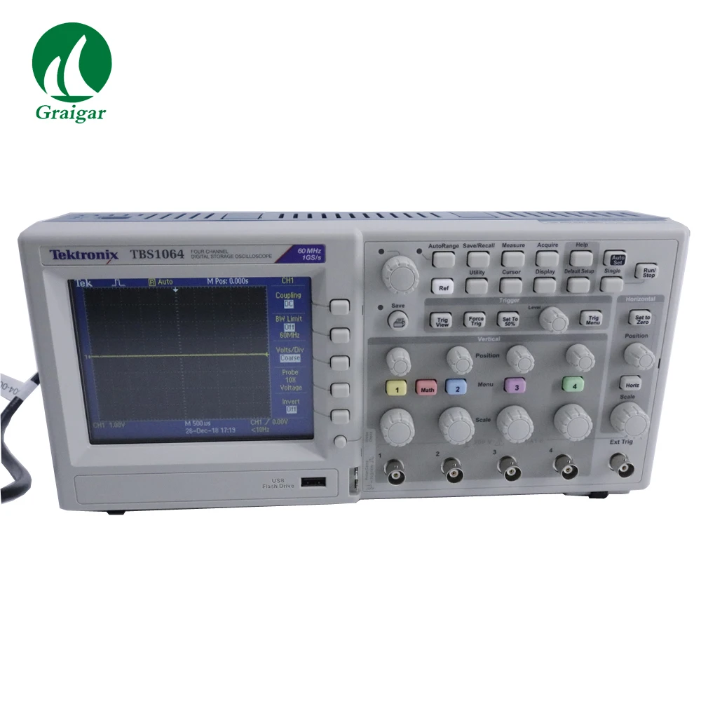 Новый цифровой осциллограф Tektronix TBS1064 пропускная способность 60 МГц 4 канала 1 GS/s