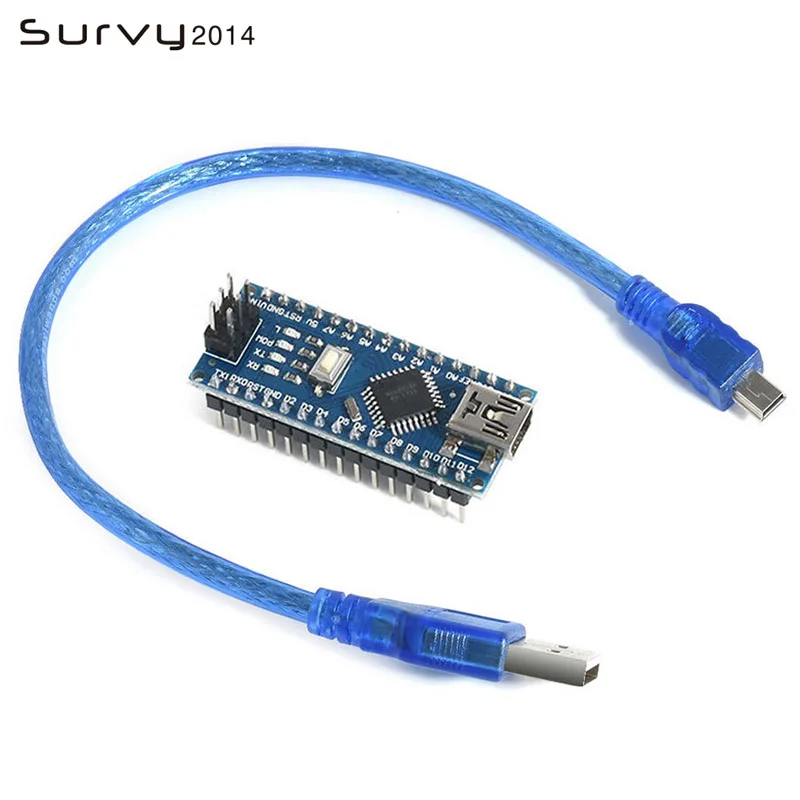 MINI USB Nano V3.0 ATmega328P CH340G 5 в 16 м плата микроконтроллера для Arduino 328P NANO 3 0