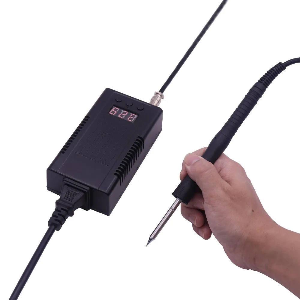 Портативная цифровая паяльная станция PJLSW305 с ручкой для паяльника (T12/T13)