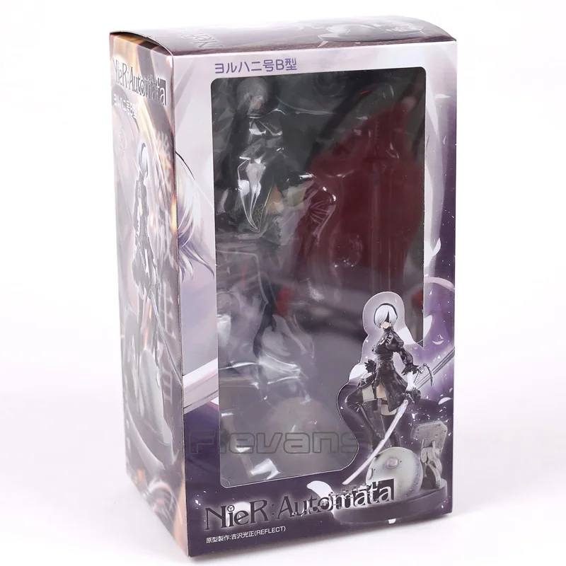 НИР автоматов 2B YoRHa № 2 Тип B ПВХ фигурка Коллекционная модель игрушки с розничной коробкой; высота каблука 14 см