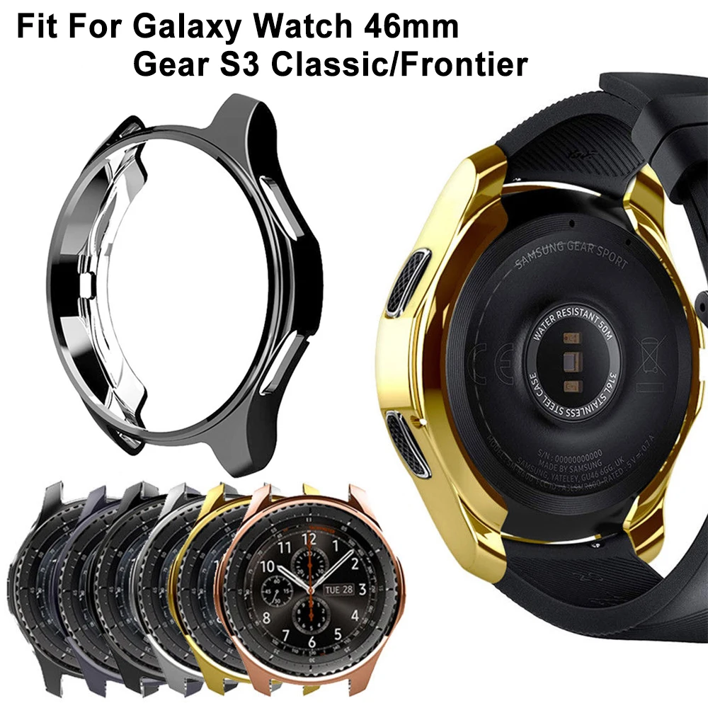 

Умный чехол для Samsung Gear S3 Frontier/Galaxy Watch 46, мягкий силиконовый защитный чехол из ТПУ