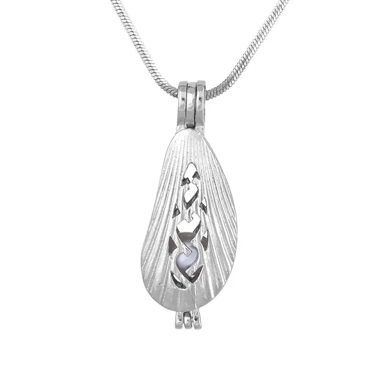 Новый дизайн Love Wish Pearl Angel of Mercy клетка кулон жемчуг жемчужная бусина медальон