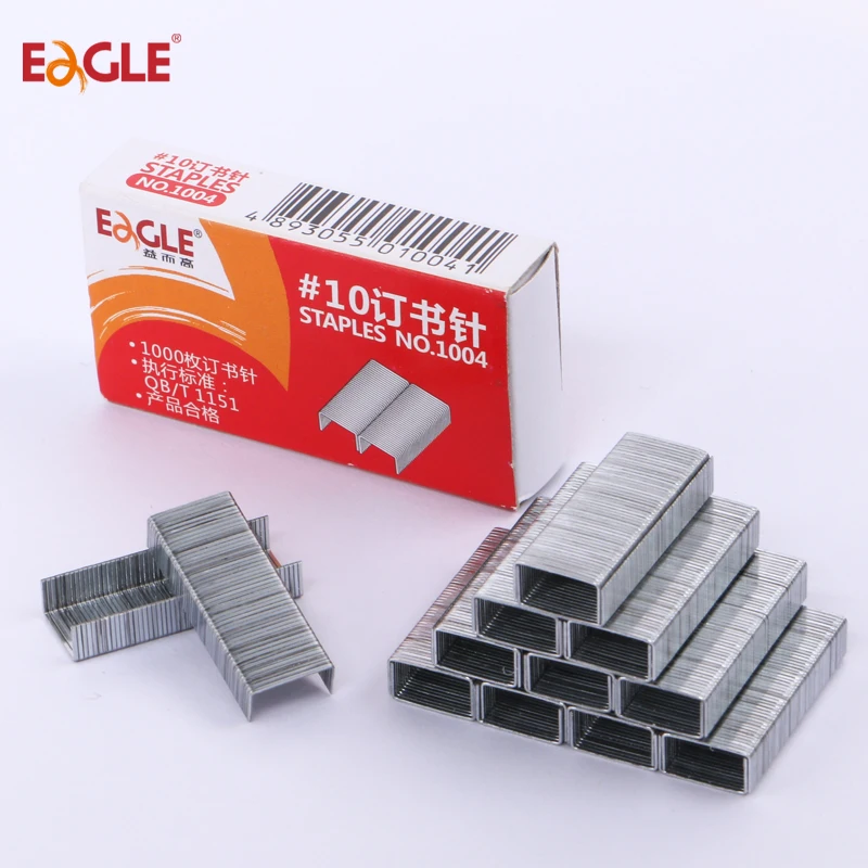 Металлические бумажные скобы 10 маленьких коробок № универсальные Прошитые иглы