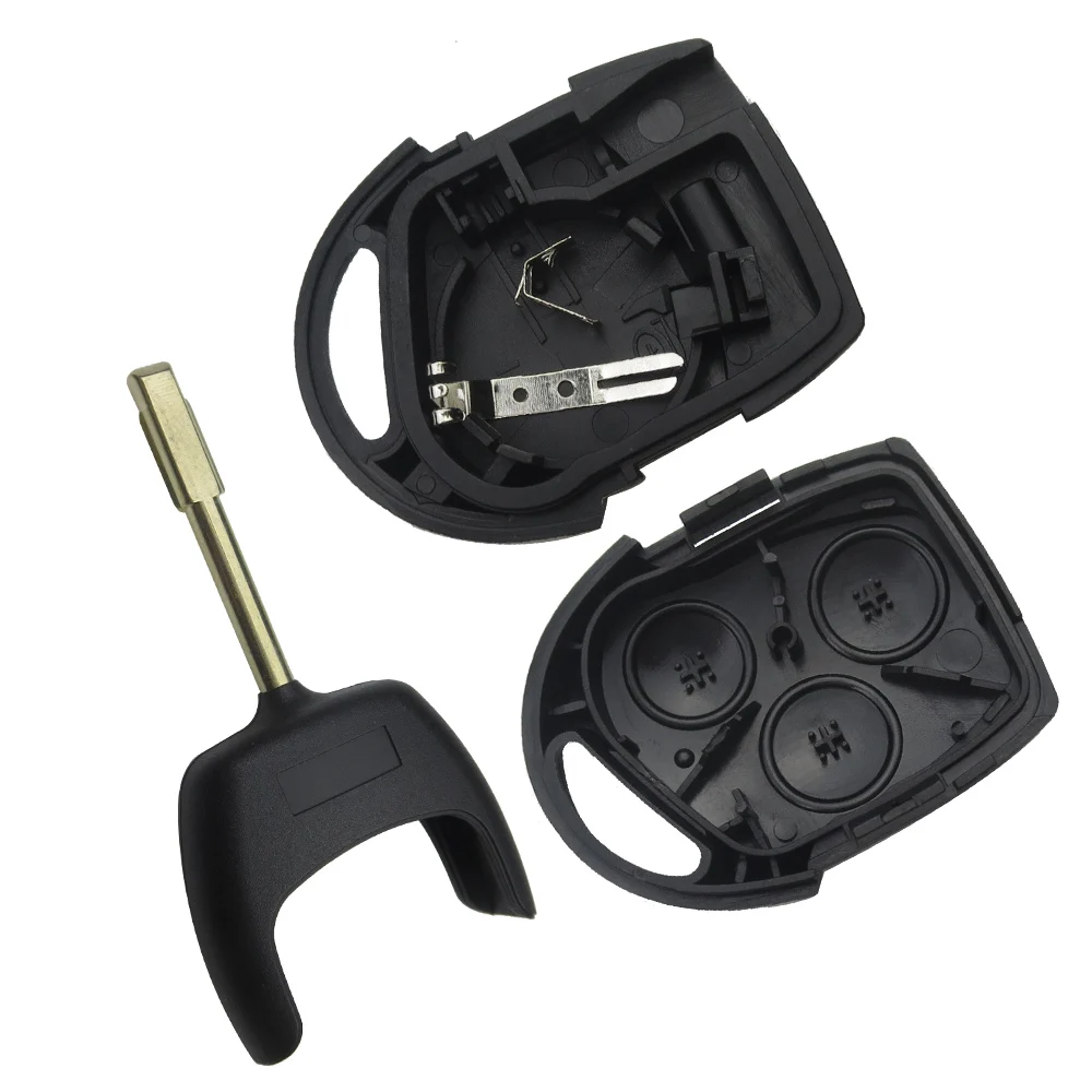 Чехол для автомобильного ключа Сменный с 3 кнопками Ford Fiesta Focus Max Ka Key Uncut Blank FO21 Blade