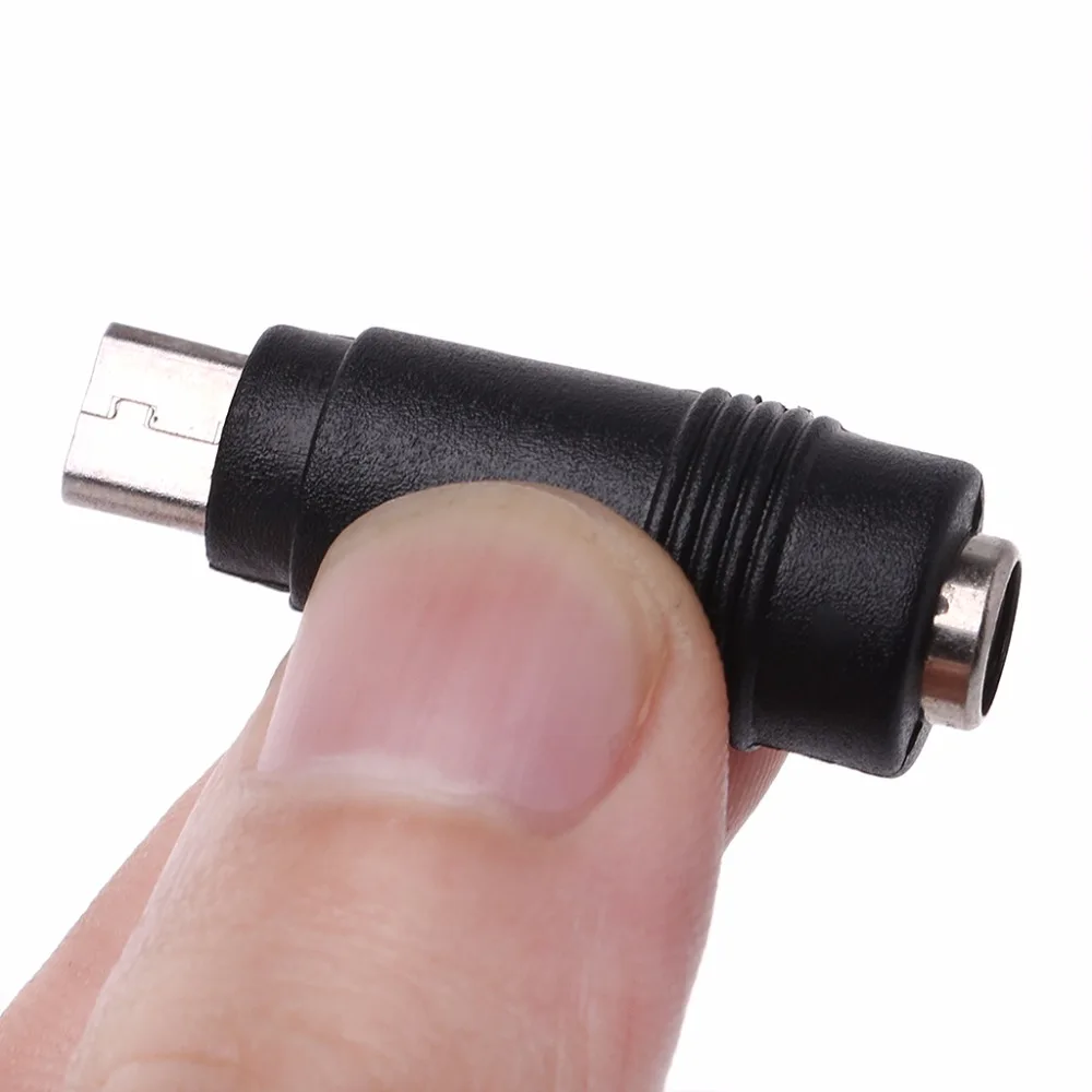 

5 Pcs 5.5x2.1mm Female Jack to Micro USB Male Plug DC Power Connector Adapter