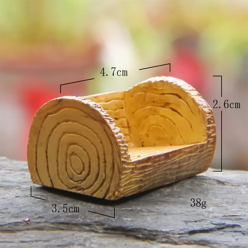 Имитация деревянного пня миниатюрная фигурка DIY аксессуары кукла детское