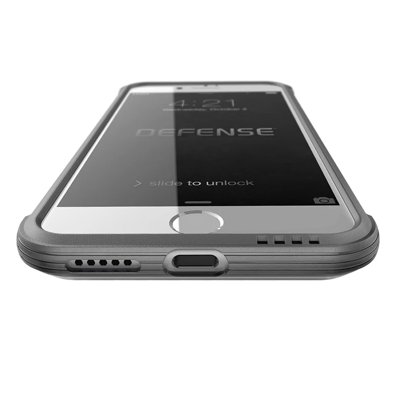 X Doria Defense Lux чехол для iPhone 7 8 Plus испытанный в стиле милитари телефона алюминиевый