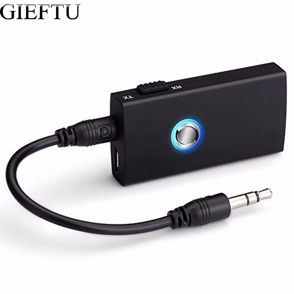 Gieftu 5 В 3 мм 2 в 1 Беспроводной Bluetooth аудио передатчик и приемник A2DP музыка стерео