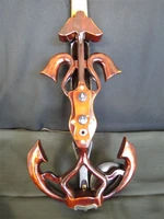 handmade brand new streamline model top art 5 stings 44 electric violin violino case bow rosin ebony fingerboard