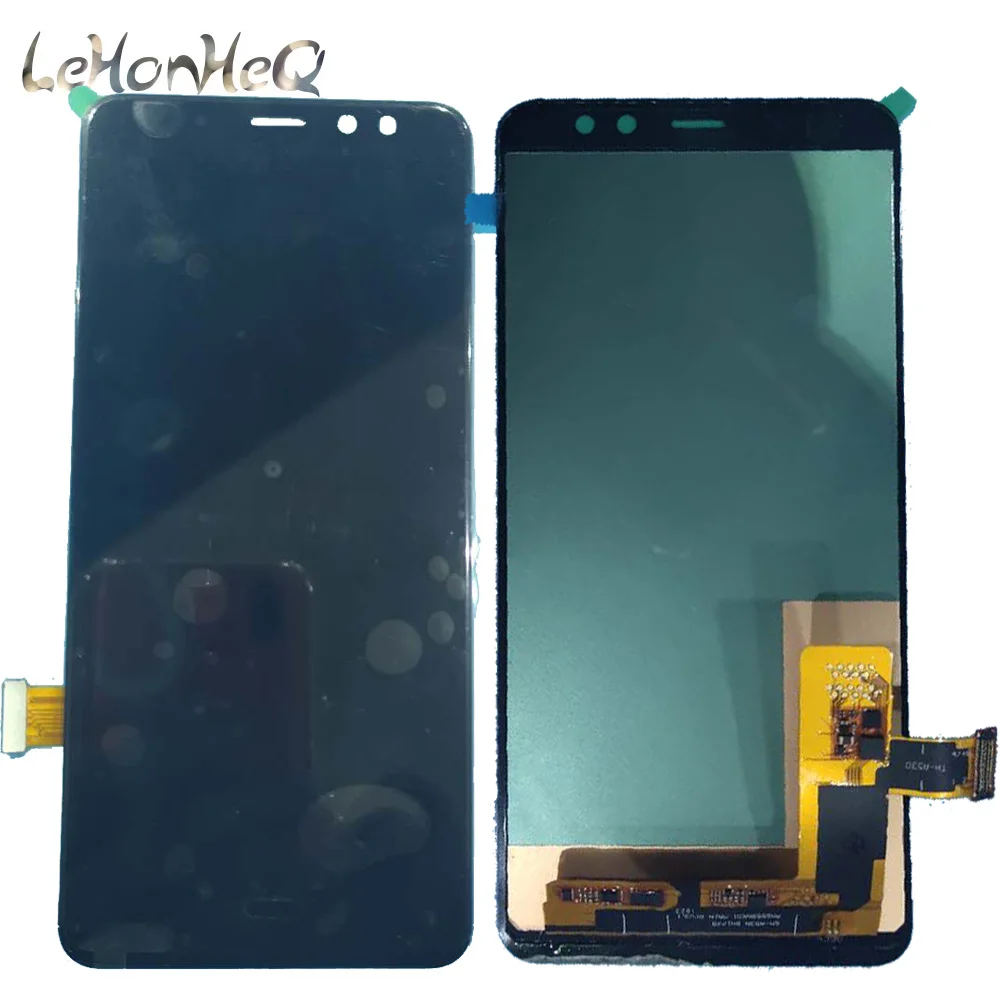 Тест ЖК дисплей для Samsung Galaxy A8 2018 A530 A530F A530F/DS SM A530N с сенсорным экраном дигитайзер