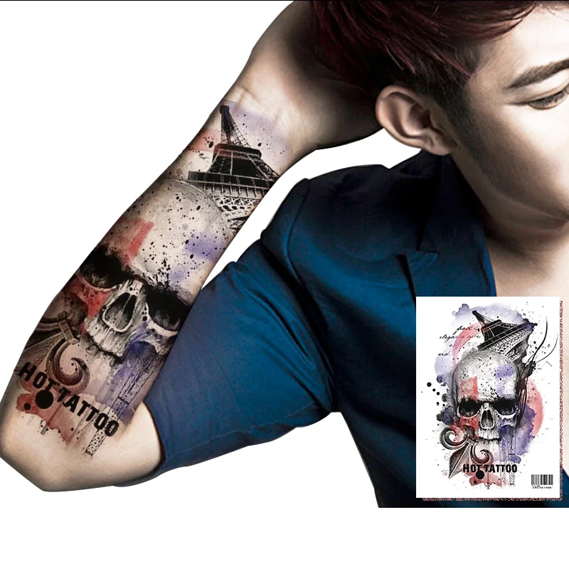 MANZILIN 5 шт./компл. водонепроницаемый китайский Череп Дракона Хэллоуин дизайн