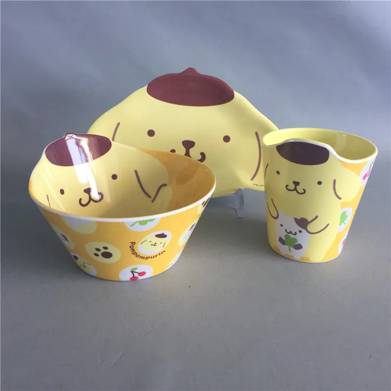 3 шт./компл. Набор для кормления детей с чашей тарелка вилки ложка чашка столовая