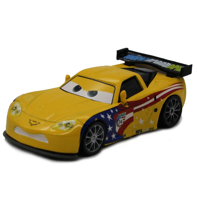 Машинка Disney Pixar Тачки 2 3 Джефф горветт металлическая литая из сплава Классическая