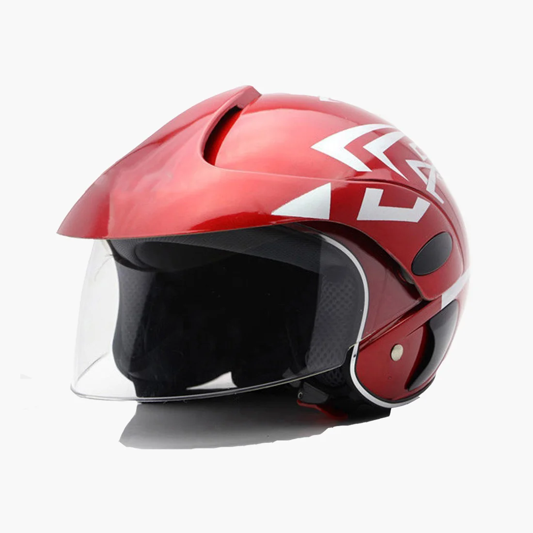 Dongzhen мотоциклетный шлем Винтаж полуоткрытый Capacete Moto Шлемы для детей Защита от солнца козырек Мотоцикл Детская безопасность скутер Шлемы