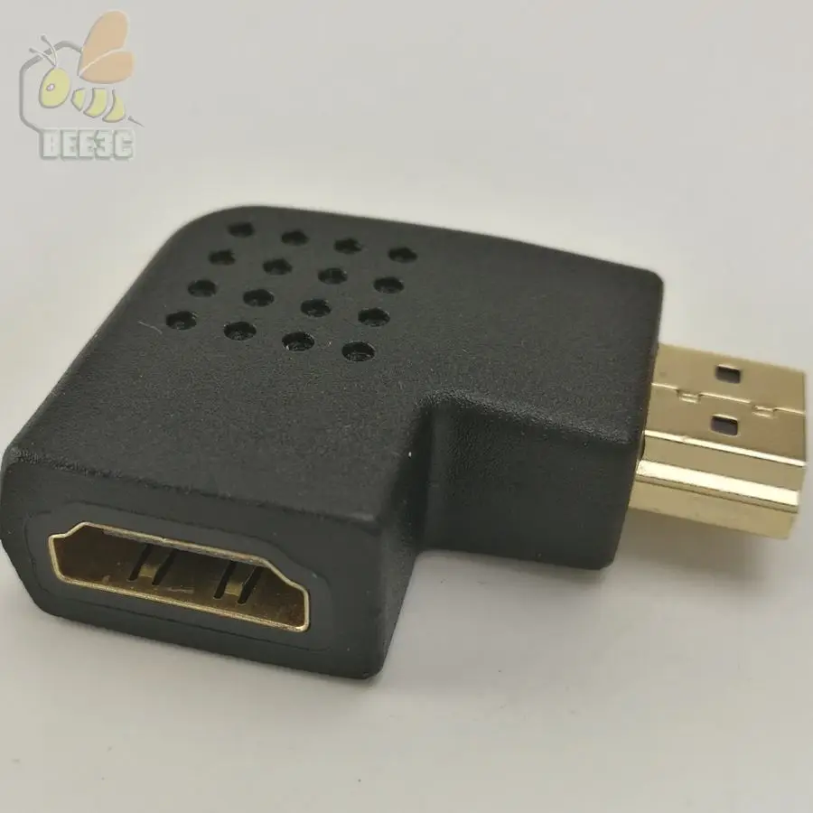 HDMI совместимая с HDTV A/A F/M 90 градусов изогнутая Угловая головка 270 угловая вилка для