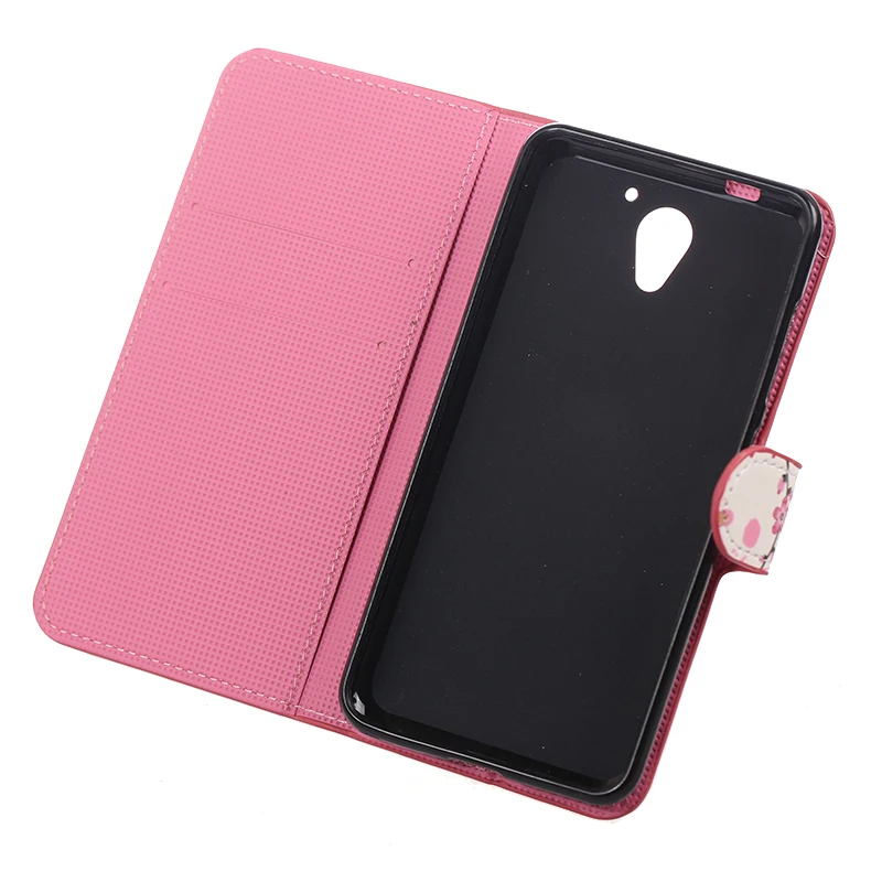 Funda zte A510 случае Розовый Слива Магнитный кожаный бумажник сумки Обложка книги