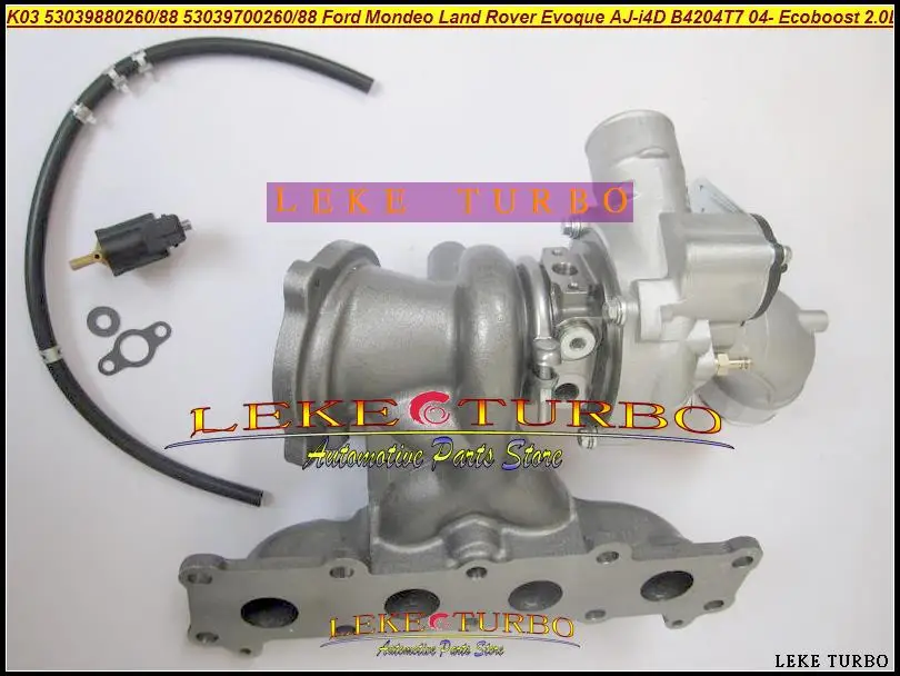 K03 53039880260 53039880288 53039700260 53039700288 турбо для Ford Mondeo Land Rover Evoque AJ-i4D B4204T7 04- Ecoboost 2.0L |