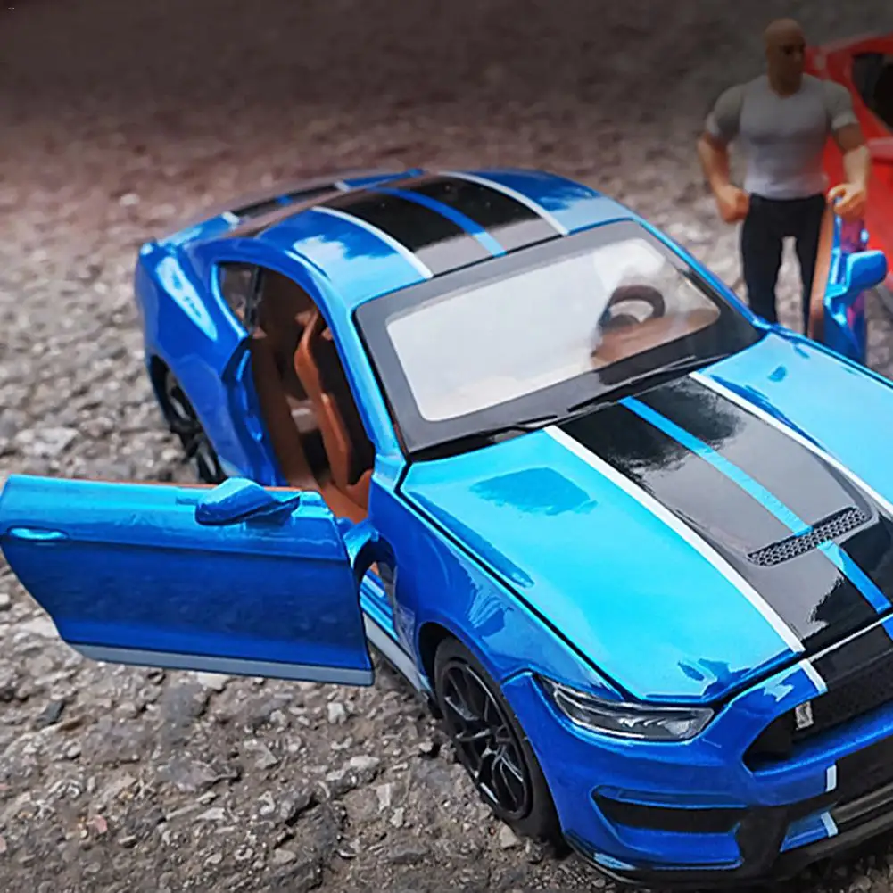 Mustang GT500 модель автомобиля из 1:32 сплава звук и светильник обратно к мощности модели автомобилей Детские игрушки Подарки Игрушки для детей