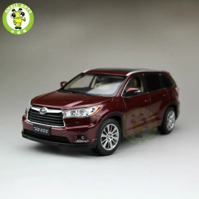 1:18 Highlander 2015 литая фотография цвет красный|car model|suv toyota highlandertoyota highlander models |
