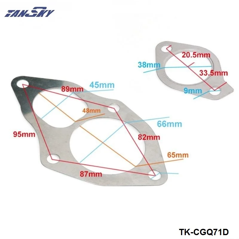 Прокладка для турбины комплект 4 шт * 10 Mitsubishi TD04 TD05 Turbo 16G 89 94 Eclipse 1G запас TK CGQ71D|eclipse
