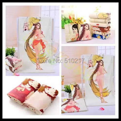40pcs Novel sexy beauty soccer girl undressing magic towel heating undress discoloration face birthday Day gift | Дом и сад