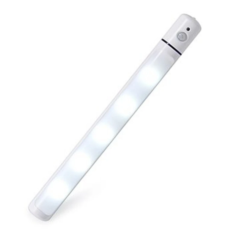

AA Nightlight Lamp 1W 4.5V PIR Motion Light Sensor 5 LED Swivel Decoration Night Light Lamp for Wardrobe Home Cabinet Rotated