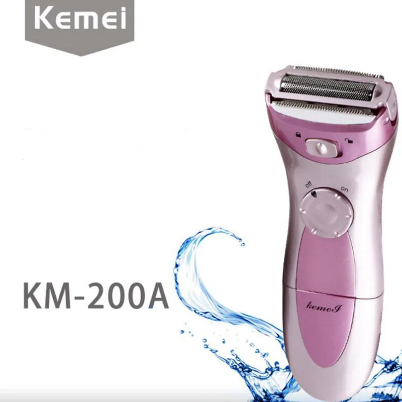 Kemei KM 200A перезаряжаемый эпилятор для удаления волос женщин женский Электрический