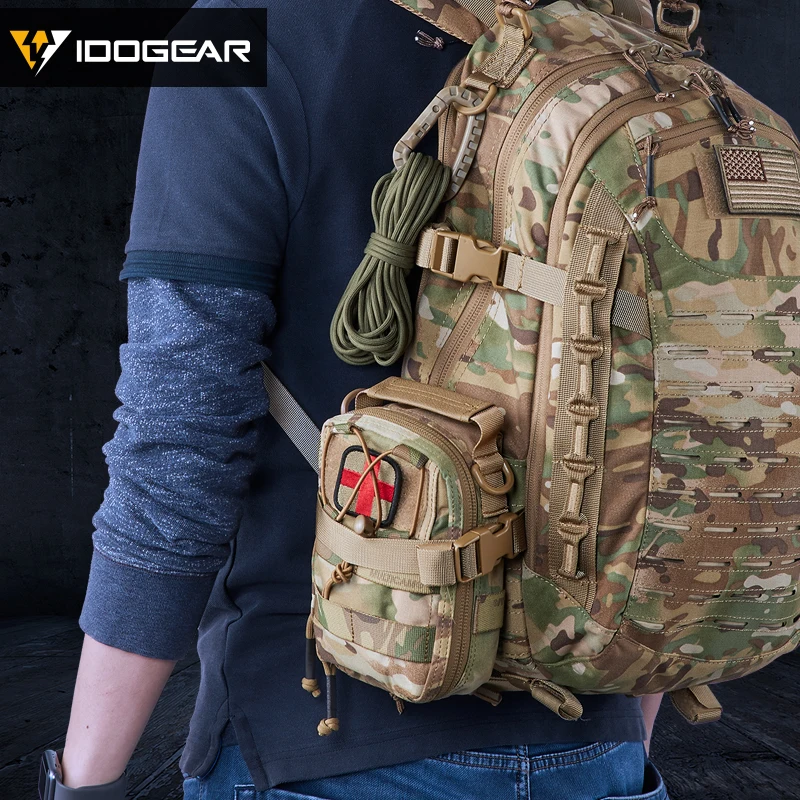 Сумка для первой помощи IDOGEAR тактическая сумка с системой Молле поясная кемпинга