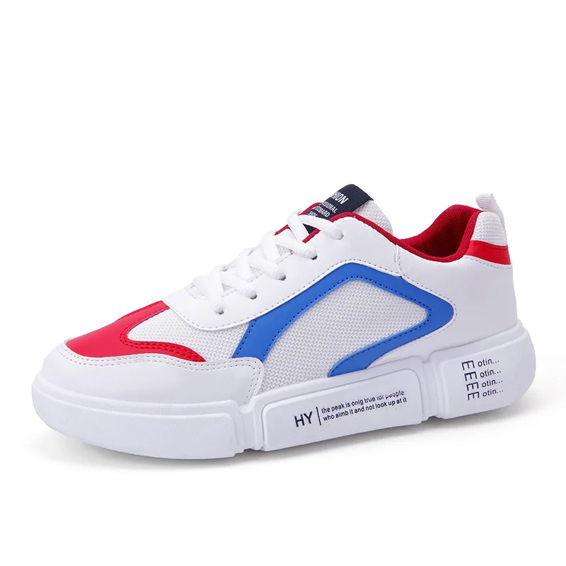 OLOMM Men Shoes Spring Autumn Casual Leather Flat Lace-up Low Top White Male Sneakers tenis masculino adulto | Обувь