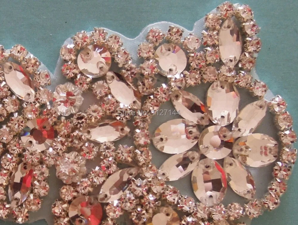 (30 шт.) аппликация Стразы с кристаллами для свадебного вечернего платья Сделай