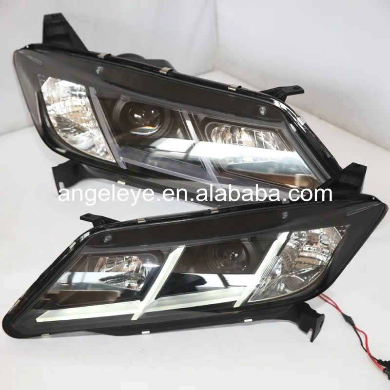 

For HONDA for City LED Head Lamp Headlights front light 2014 year with Bi Xenon Projector Lens SN