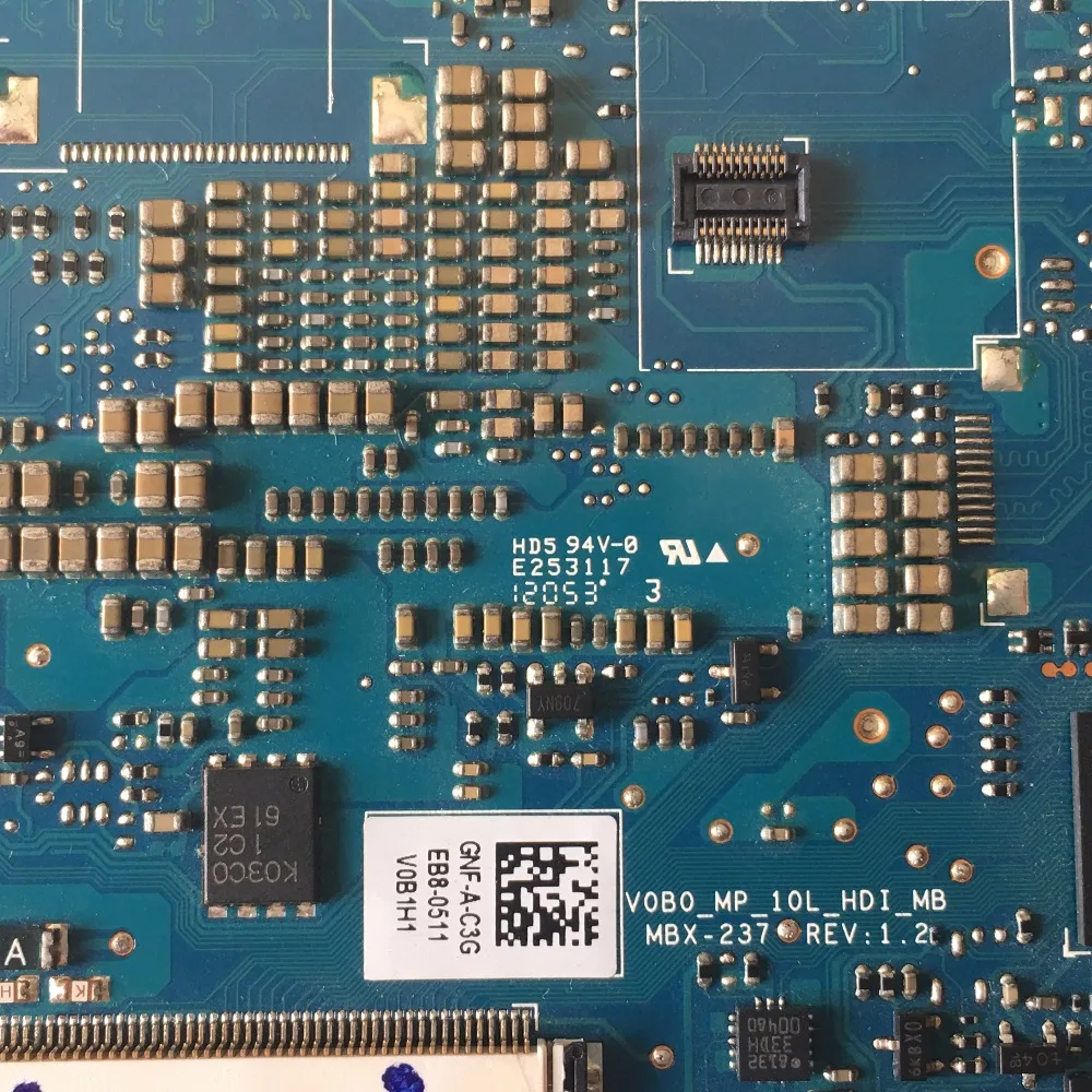 Для SONY VPCSA 15 6 дюймовый ноутбук материнская плата HM67 MBX-237 A1863472A с i7-2640M Процессор 4 Гб