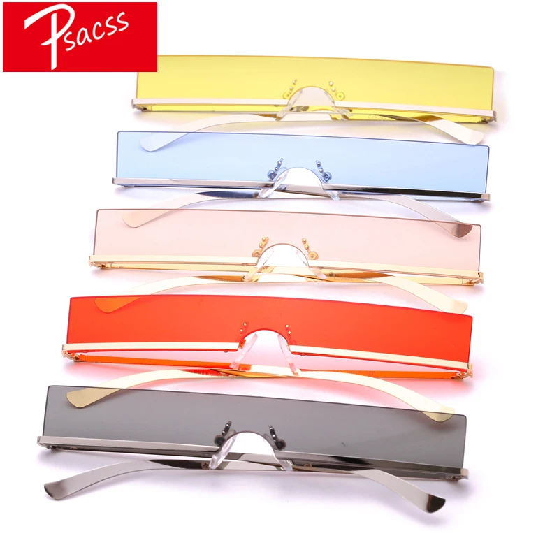 

Psacss Metal Rimless Vintage Sunglasses Women Men Brand Designer Retro Sun Glasses Female Fashion Mirror Lunette De Soleil Femme
