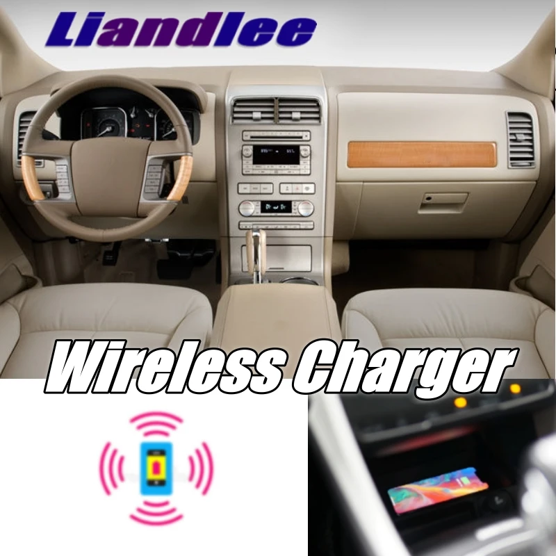 Liandlee беспроводной автомобильный телефон Charg er подлокотник отсек для хранения