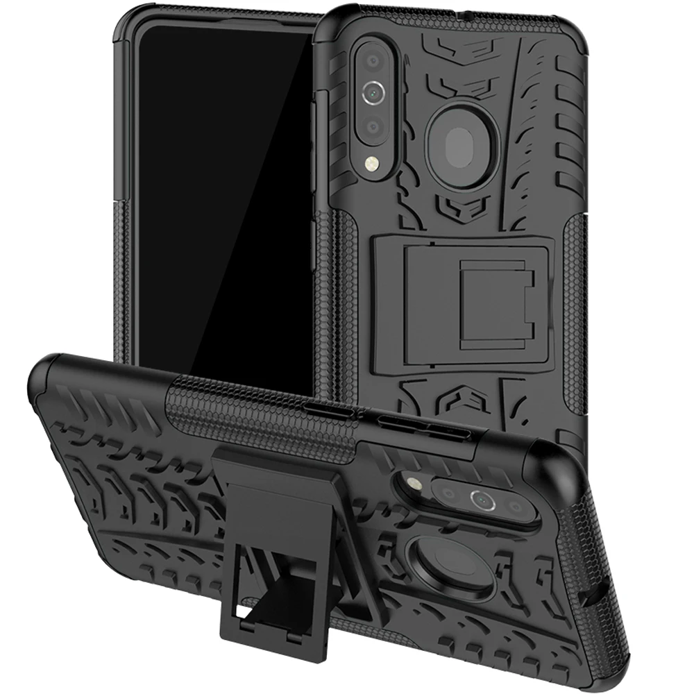 

sFor Samsung Galaxy A60 SM-A6060 Case Anti-knock Heavy Duty Hard Armor Stand Cover on a 60 Silicone Bumper Case For Galaxy A60