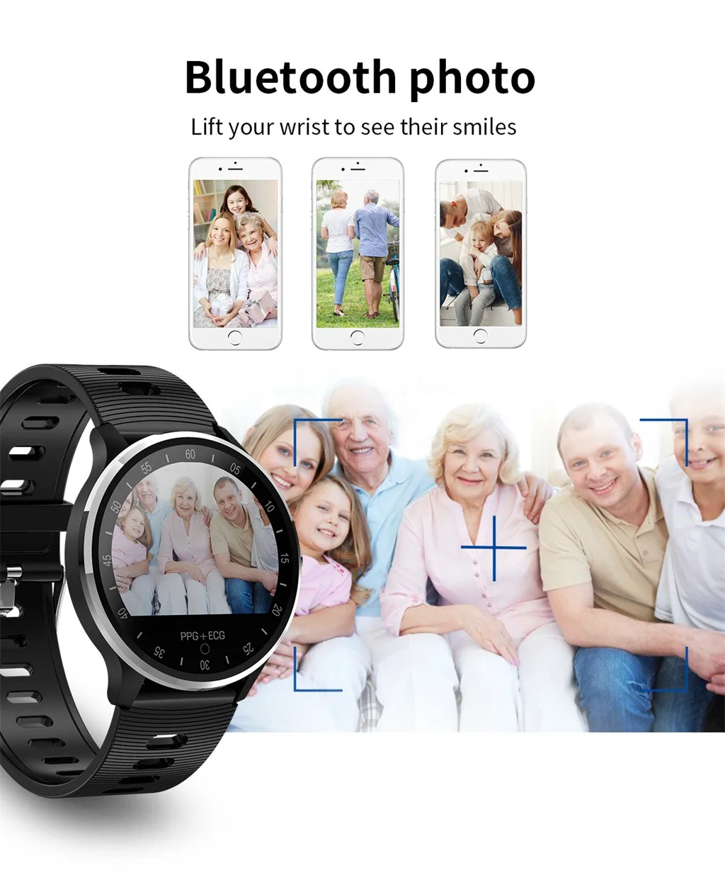 Bluetooth Color Screen Heart Rate Blood Pressure Sleep Monitoring Smart Watch smart watch hot sales dropshipping