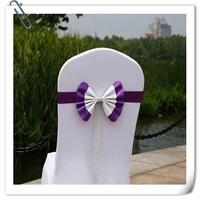 100pcs wholesale new cheap sparkle wedding chair sash for party banquet decoration event decoration free shipping