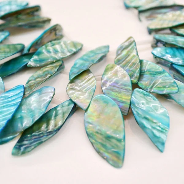 Новое поступление 2017 акция круглые блестящие бусины-бирюза e Ab Navette 14x45 мм 12 шт. |