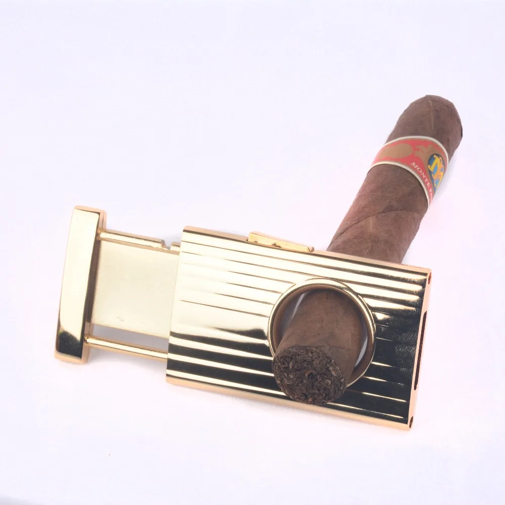 

COHIBA Leather Cedar Wood Lined Cigar Travel Case Mini Humidor Cutter Ashtray