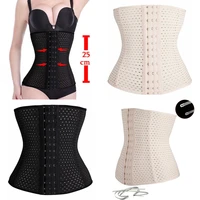 palicy 3 rows hooks women slimming shapers new body trainer bustier belt fashion 4 steel boned waist training corsets shapewear