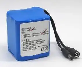 Free ship 11.1v 12v 9ah 9000mah 18650 lithium ion rechargeable battery pack and charger for solar light led paper machine | Электроника