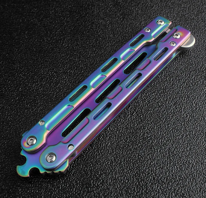KKWOLF Новый BM42 нож из нержавеющей стали balisong с бабочкой тренировочный