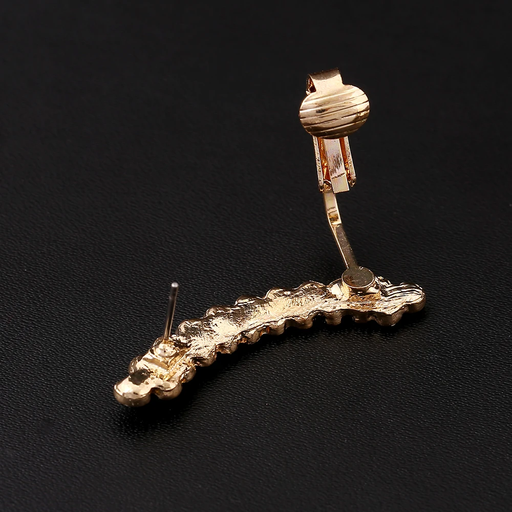 ZLDYOU ювелирные изделия в стиле панк подарок для женщин левое ухо двойной ряд