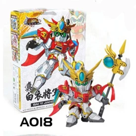 18 Аниме фигурки SD/BB Gundam Sousou Chouun Kanu Ryuubi Ryofu Chousen Kakouton 8 см модель горячее предложение: Наборы игрушек робот-Паззл хобби - Цвет: 18