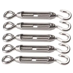 5 шт. M4 из нержавеющей стали 304 крюк и Глазчатая стяжка натяжение проволоки веревки