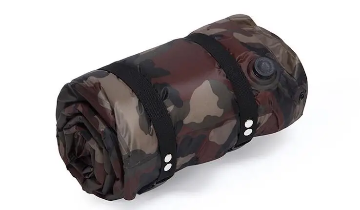 Automatic Inflation Camouflage Ultralight Inflatable Bed Sleeping Pad with Pillow Outdoor Beach Trekking Inflate Camping Mat | Спорт и