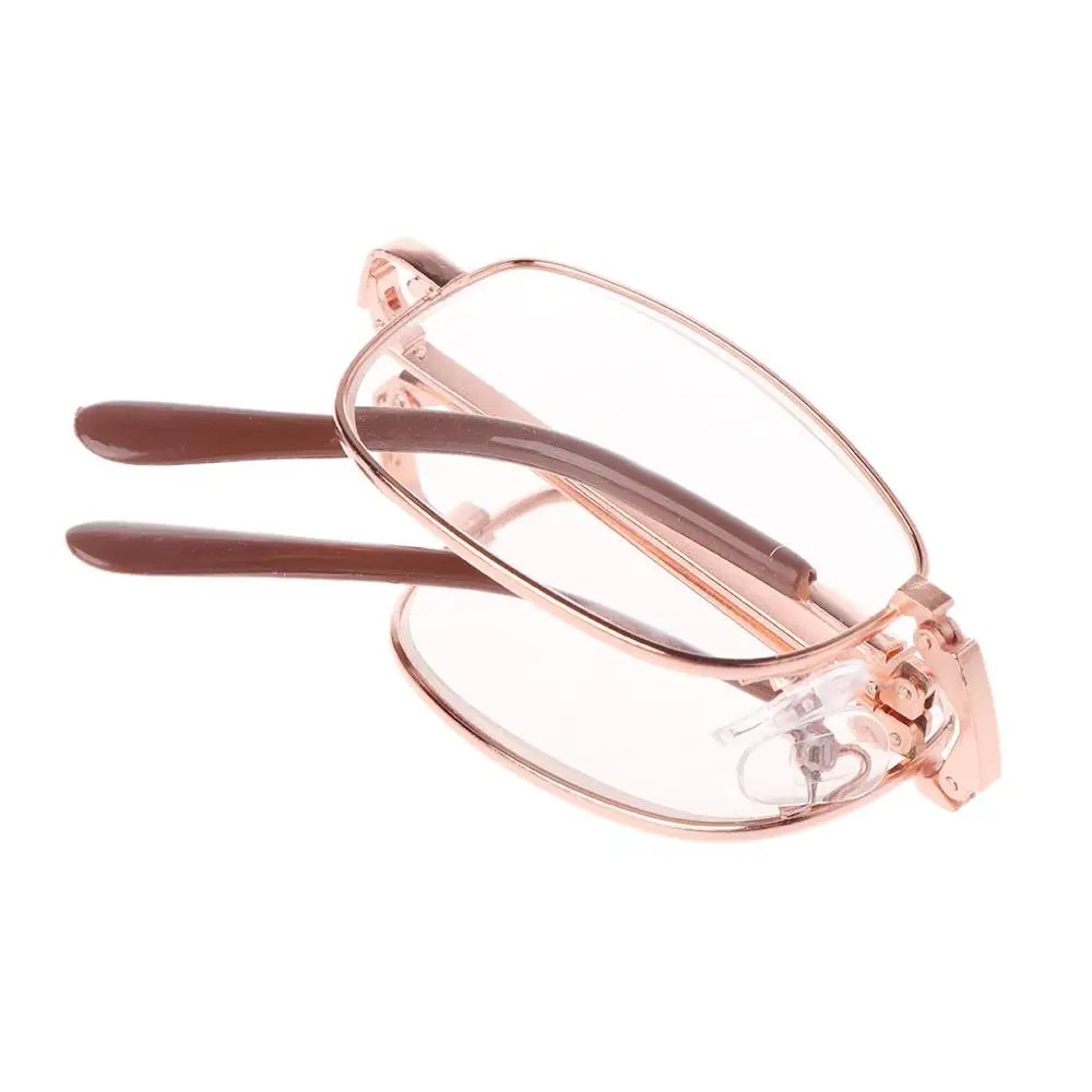 

Folding Metal Reading Glasses +1.00 1.50 2.00 2.50 3.00 3.50 4.00 Diopter + Case