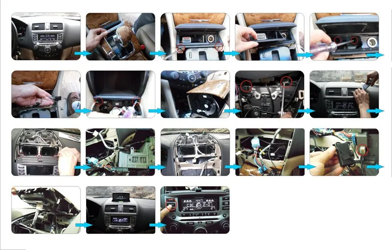 7 дюймов Android 7,1 емкостный сенсорный экран автомобиля медиаплеер для Honda Accord 2007 gps навигации Bluetooth видео плеер